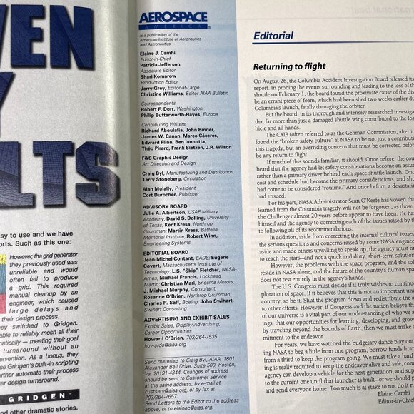 Aerospace America Magazine u October 2003 Vol 41 No 10 Defense Networks - Picture 4 of 4